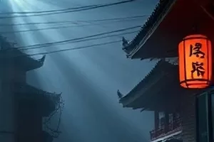 《雾屿来信》雨夜灯塔空镜剧照